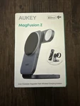 Aukey Magfusion 3-IN-1 Foldable Magnetic Wireless Charger For Apple Prod QI2. Fixed Price $70.00.
