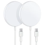 Magnetic Wireless Charger 2-PACK For Iphone Pad, Max Fast Fo.... Fixed Price $19.33.