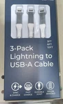Pack Dynex Bestbuy Mfi-certified Lightning To Usb-a Iphone Cable 3FT 6FT 10FT. Fixed Price $12.18.