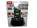 Rca Charging Station For Pod & Phone 30 Pin 2.1 Usb Prt #PCHSTAB1R. Fixed Price $29.99.