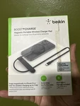 Belkin Boost Magnetic Portable Wireless Charger Pad Tested - Works. Fixed Price $36.00.