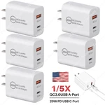 20W Pd Usb Power Adapter Qc 3.0 Fast Charger For Iphone 16 15 14 13 8 Samsung. Fixed Price $9.24.