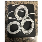 3 10 Ft Belkin Apple Charging & Data Sync Cable White Lightning Usb For Iphone. Fixed Price $12.00.