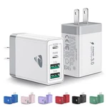 2PACK Usb Wall Charger, 40W Fast Block, 4PORT Pd Power Adapte.... Fixed Price $30.69.