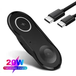 20W Wireless Charger 2IN1 Charging Pad For Apple Watch Iphone 17 16 15 14 Black. Fixed Price $15.98.
