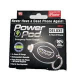 Power Pod Deluxe Keychain Emergency Charger 3+ Hours Of For Iphone. Fixed Price $15.00.