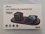 Seneo 2-IN-1 Wireless Charger Pad (iphone + Apple Watch) #PA200A. Fixed Price $16.00.