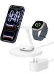 Belkin 3-IN-1 Wireless Charging Station For Iphone, Watch, Airpods. Fixed Price $69.00.
