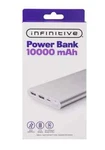Brand New Sealed Power Bank 10000 Mah, Slim Compact Unit, Infinitive. Fixed Price $13.99.