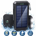 Solar Power Bank 20000MAH Waterproof Portable Charger Dual Usb Led Light. Fixed Price $24.95.