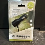 Puregear Power Cord Adapter Car Charger For Original Ipod/iphone 4 + Usb New. Fixed Price $9.00.