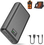 Dr.hill 7.4V Heated Vest Battery Pack, 30000MAH Huge Capacity Power Bank With 3.. Fixed Price $41.79.