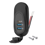 12-24V Dual Usb Quick 3.0 Port & Pd Car Charger Socket Power Outlet. Fixed Price $9.80.