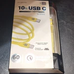 Case Logic 10 Ft Usb Super Fast Charging Cable Yellow For Apple Android. Fixed Price $9.50.
