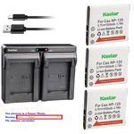 Kastar Battery Dual Usb Charger For NP-120 BC-120 & Casio Exilim EX-S200 EX-S300. Fixed Price $22.99.