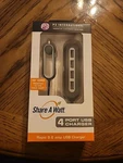 International P3980 Usb Charger, Share Watt 4 Port. Fixed Price $12.00.