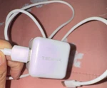 Techiva Fast Dual Port Usb-a/usb-c Wall Charger W/ 3FT Cable. Fixed Price $12.00.