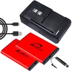 Upgraded Acesoft 1350MAH Battery Universal Travel Home Charger For Lg 442BG. Fixed Price $17.80.