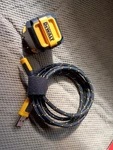 Dewalt 2-PORT Worksite Usb Charger # DXMA1310849 W/ 6 Ft Apple Lightening Cord. Fixed Price $25.00.