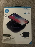 Naztech Power Pad Qi 10W Wireless Fast Charger W/quick 3.0 Wall Adapter. Fixed Price $12.00.