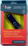 Fuse 2-PORT Adapter 3.1 Amp Rapid Charging Works With All Std. Usb Cables. Fixed Price $10.00.