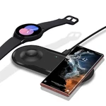 Pdkuai 2IN1 Wireless Charger Station For Samsung Galaxy Watch S22 NOTE20 Z FLIP4. Fixed Price $10.99.