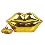 Telpal Corded Landline Phones For Home, Funny Novelty LIP-02-GOLDEN. Fixed Price $28.78.