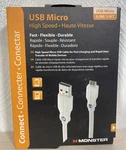Monster Cable High Performance Usb Micro Speed 1.5FT White. Fixed Price $6.90.