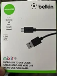 Belkin Mixit Micro-usb To Cable For Samsung, Lg, Htc, Google, Huawei 4 Ft. Fixed Price $9.05.