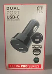 New Ct Tek 30W Usb-c Car Charger Dual-port Pd Fast Ultra Pro Black. Fixed Price $26.99.
