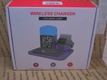 Wireless Charger For Iphone - 9 1 Charging Station Multiple Devices Purple. Fixed Price $39.89.