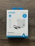 Anker Powerport 2DUAL-PORT Hi-speed Wall Charger B2627JD1 Brand New 27W Fast. Fixed Price $24.98.