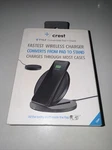 Crest Tylt Convertible Charging Pad + Stand Fastest Wireless Smartphone Charger.. Fixed Price $10.75.
