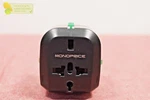 Monoprice 109876 Compact Cube Universal Travel Adaptor. Fixed Price $12.99.