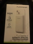 Puregear Purejuice 5K Wireless Portable Magnetic Charger For Iphone White. Fixed Price $20.00.