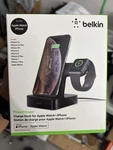 Belkin - Powerhouse Charging Dock For Iphone And Apple Watch Black F8J237TTBLK. Fixed Price $30.00.