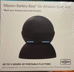 Mission Battery Base For Amazon Echo Dot (4TH Gen) - MC95B Black New Sealed. Fixed Price $22.45.