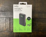 New Belkin Boostcharge Pro 3-PORT Laptop Power Bank 20K. Fixed Price $59.00.