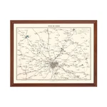 Old Map Of Moscow 1928 - Vintage Russia Art Wall Decor Print. Fixed Price $69.99.