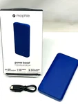 Mophie Power Boost Portable Battery Bank 10,000 Mah - Cobalt Blue New. Fixed Price $17.07.