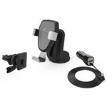 Bracketron BT2-972-2 Car Holder/charger For Mobile Phones Silver/black. Fixed Price $7.29.
