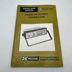 B&k Precision 3020 Sweep/function Generator Manual 480-243-9-001E. Fixed Price $29.99.