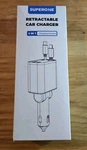 Retractable Car Charger, 4 In 1 66W With Cord 2.6FT, Usb Retra.... Fixed Price $25.00.