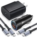 Super Fast Charger Type C,bangfun 25W Usb Wall/car Adapter For Sams.... Fixed Price $32.70.