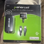 Enercell Dual Ac-to-usb Wall Charger Black 2-PORT For Ipod Iphone. Fixed Price $24.99.