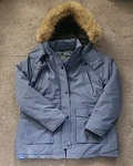 New Xxl Hecusma Blue Heated Parka Jackets For Women With 18400MAH 12V Battery. Fixed Price $55.99.
