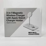 Best Buy Essentials 3-IN-1 7.5W Magnetic Wireless Charger BE-MQ231W23. Fixed Price $29.99.