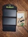Suaoki 20W Foldable Dual Port Solar Charger. Fixed Price $30.00.