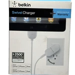 New Box Genuine Belkin 4FT Swivel Charger & Cable For Iphone / Ipad Ipod. Fixed Price $9.99.