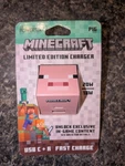 Minecraft Pig Wall Charger By Powertek. Fixed Price $16.79.